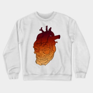 Neo Traditional Heart Skull Crewneck Sweatshirt